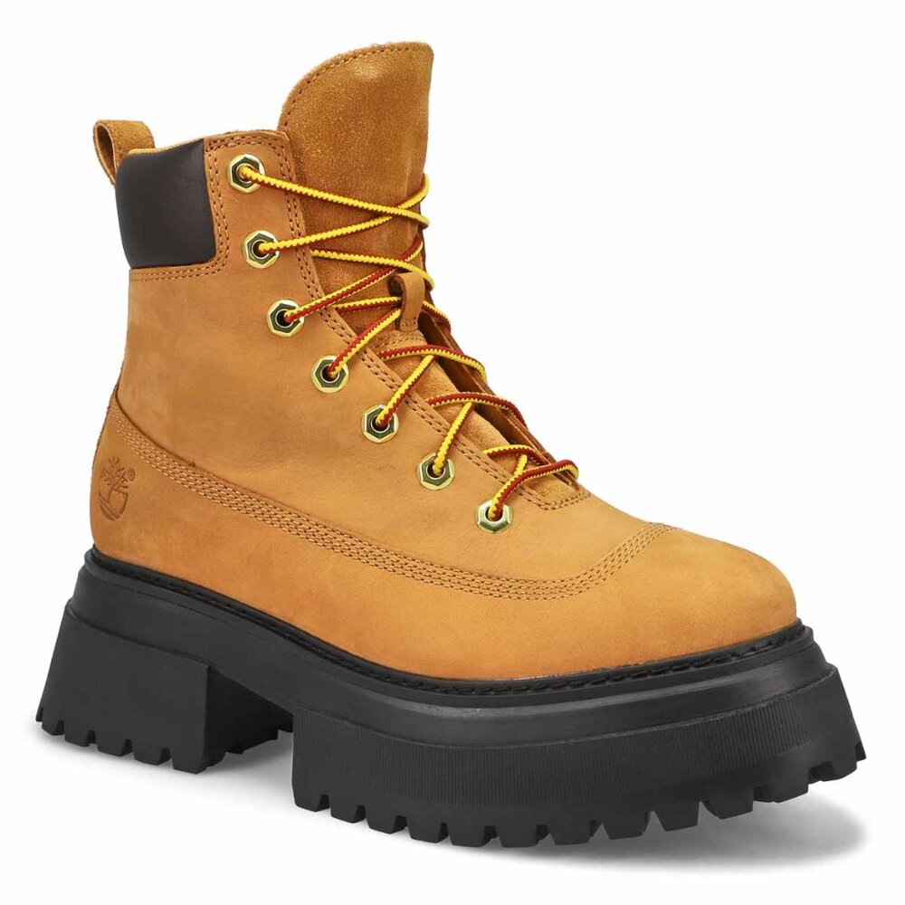 Timberland Sky 6 inch Lace Up Platform Boots Women's 8.5